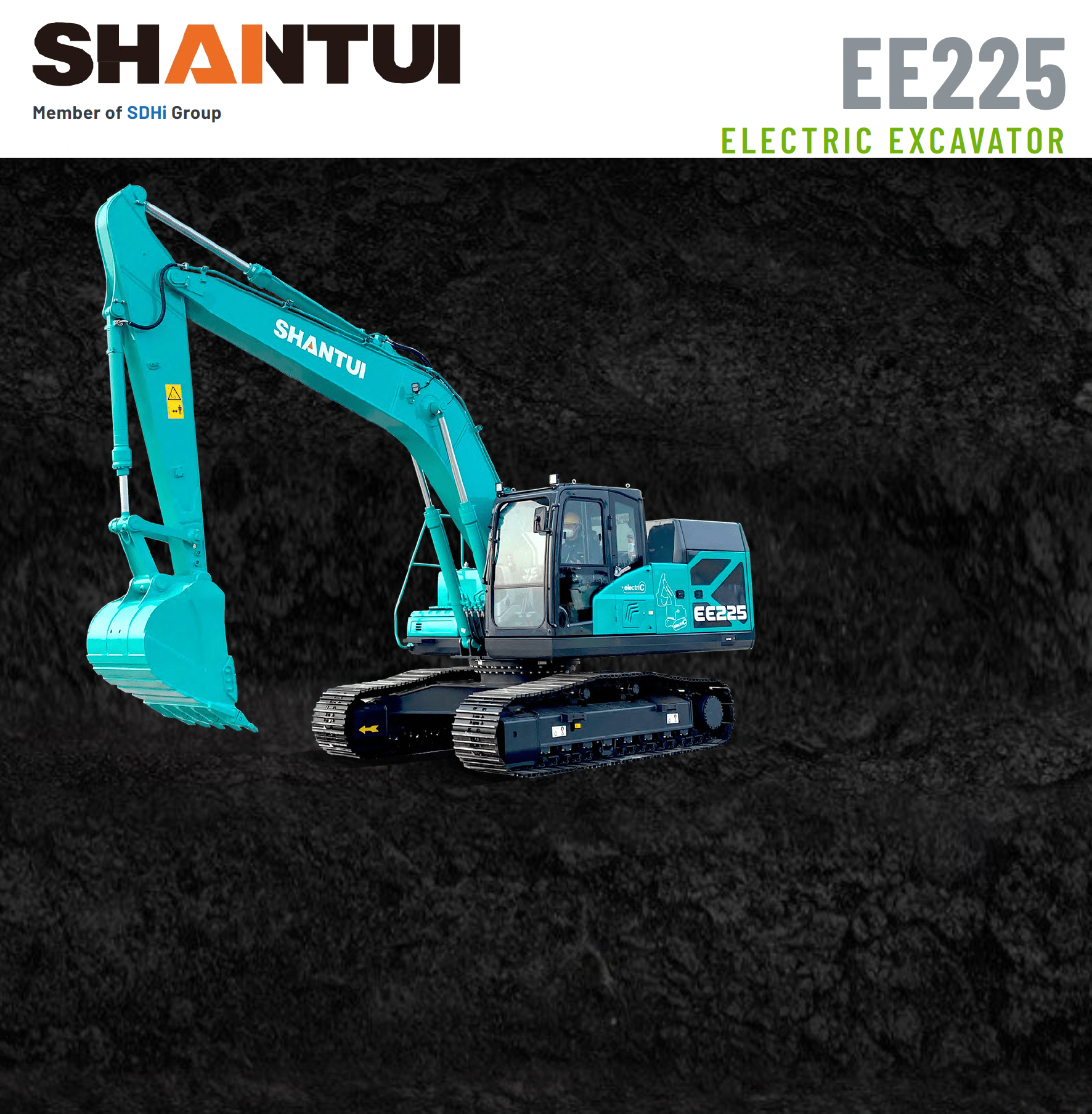 SHANTUI EE225 BEV electric crawler excavator
