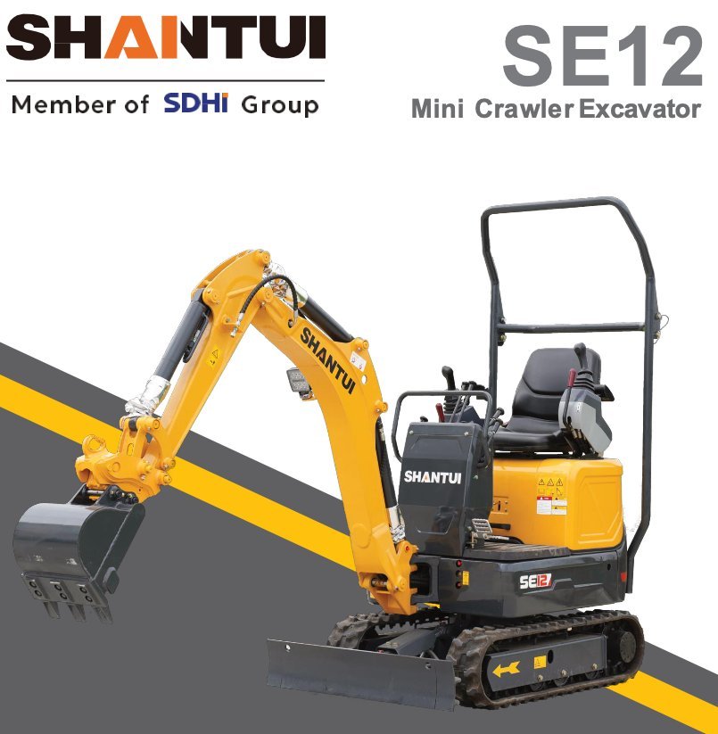 SHANTUI SE12 mini crawler excavator