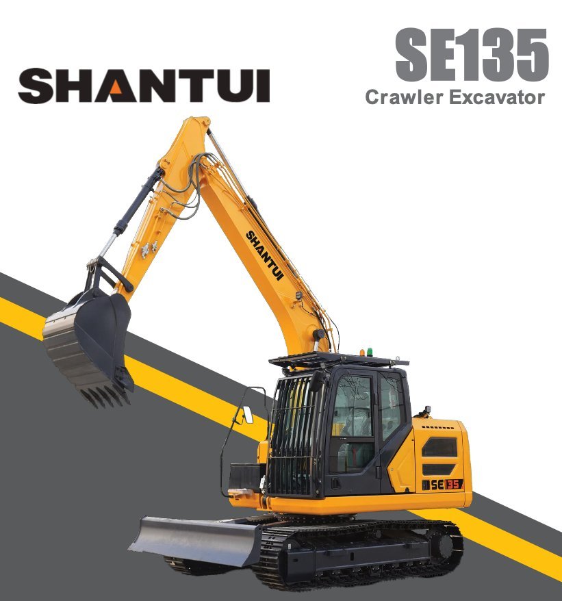 SHANTUI SE135 crawler excavator
