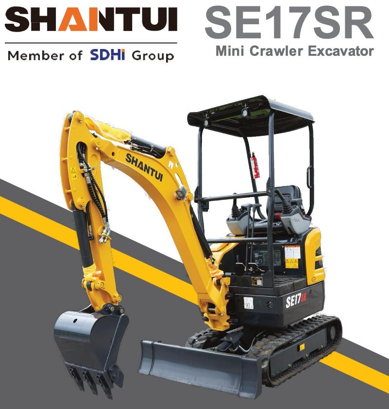 SHANTUI SE17SR mini crawler excavator