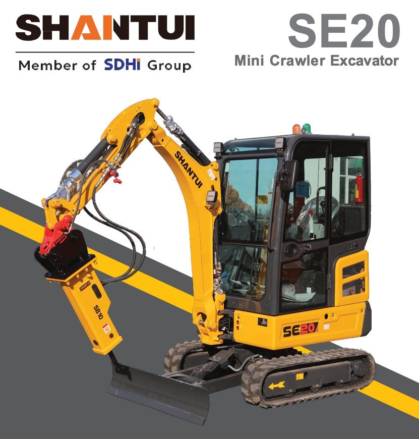 SHANTUI SE20 mini crawler excavator