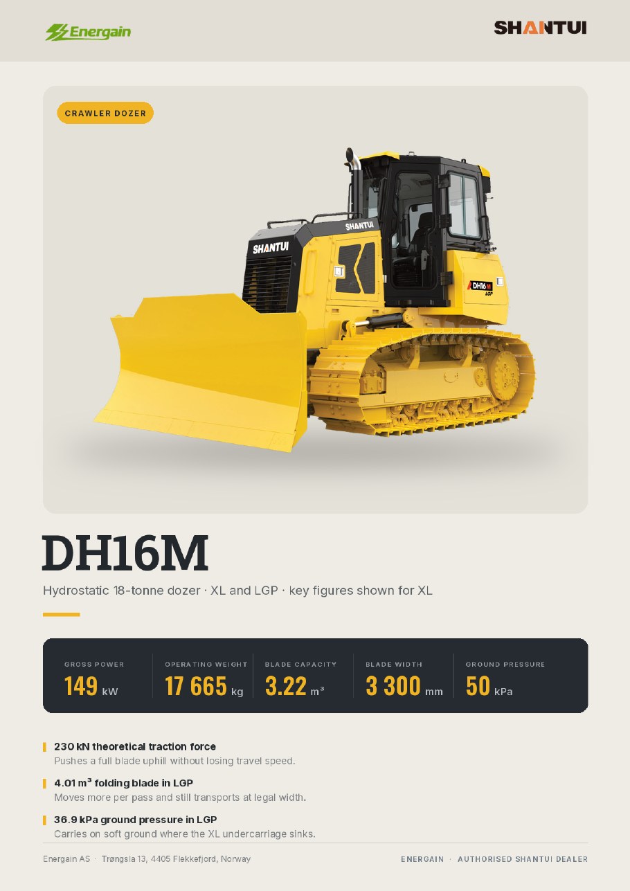 SHANTUI DH16M dozer