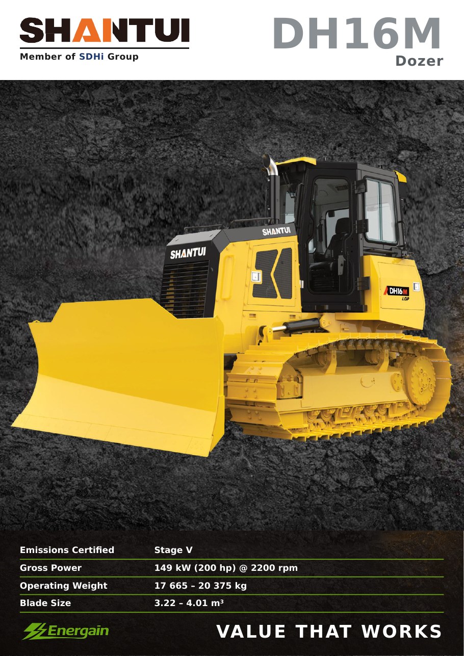 SHANTUI DH16M dozer